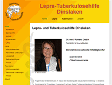 Tablet Screenshot of lepra-tuberkulose.de